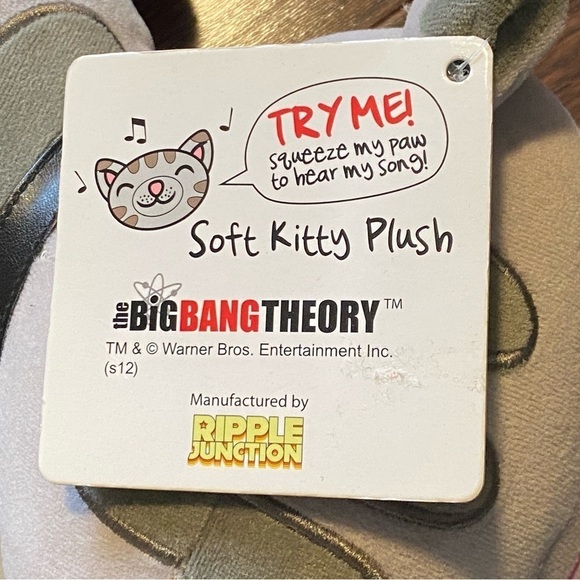 $5 ADD ON NWT The Big Bang Theory 12” Soft Kitty Musical Plush Stuffed Animal - Picture 11 of 14